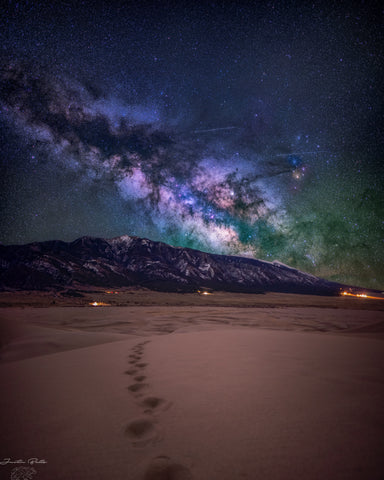 Sand Dunes Milky Way
