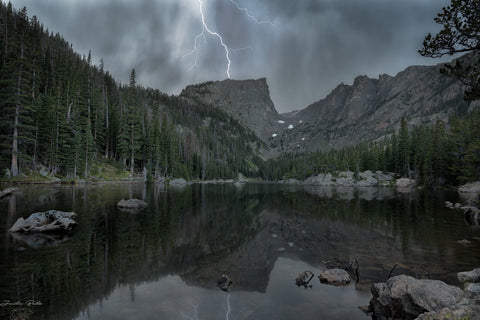 Lightning on Hallett Peak